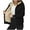 Black, variant on Hoodie for Women, Trendy Christmas Printed Fleece Sweatshirt Winter Clothing Essentials Hoodie Casual Outerwear Zip Up Winter Coats