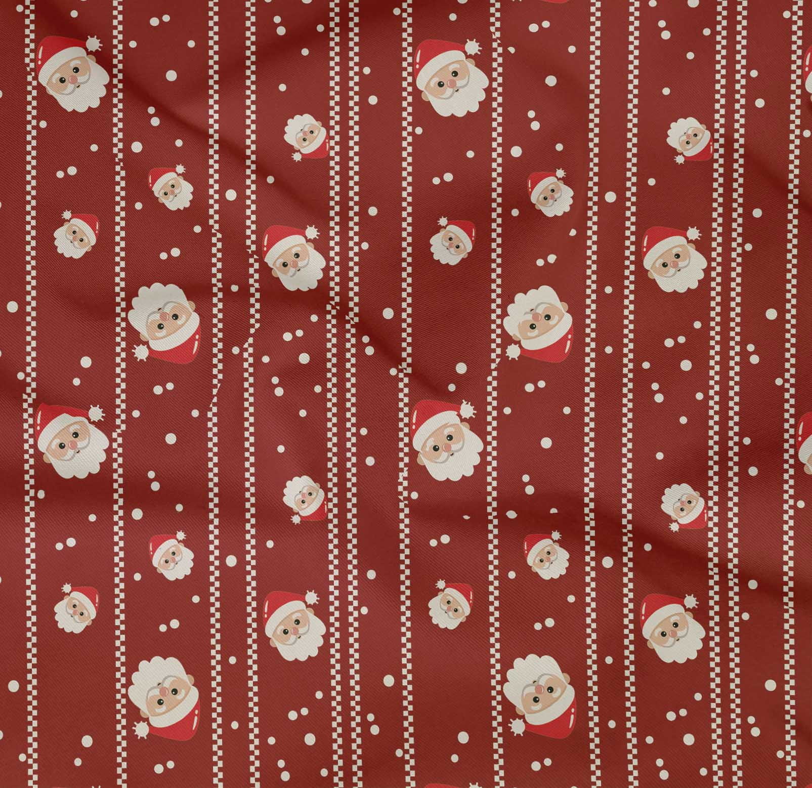 oneOone Cotton Poplin Twill Maroon Fabric Merry Christmas Craft Projects Decor Fabric Printed By The Yard 56 Inch Wide