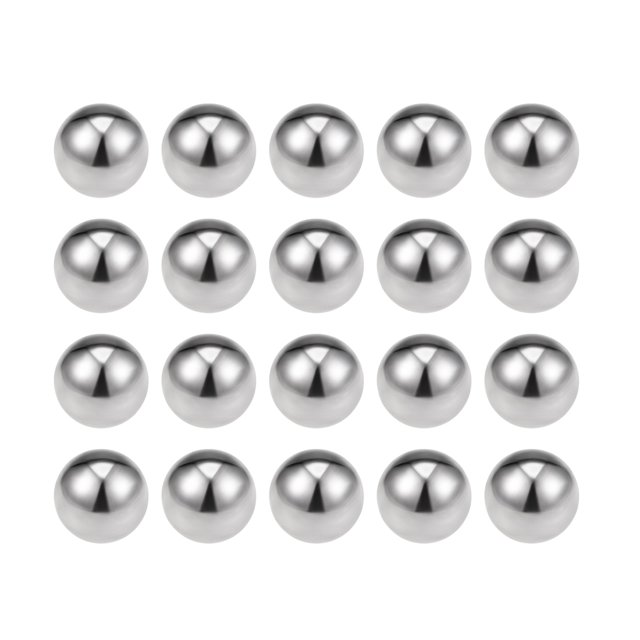 Unique Bargains Billes de Roulement 3/32 Pieds, Billes de Précision G25 en Acier Inoxydable 440C, Lot de 200