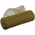 thumbnail image 1 of HLONK Christmas Tree Decor 1 Roll Poly Burlap Deco Mesh - Deco Poly Decorative Mesh Ribbon Wrapping Ribbon without Foil Rolls for Home Door Wreath Decoration DIY Crafts Making (Red/10 Inc, 1 of 3