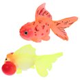 thumbnail image 5 of HEMOTON 2pcs Glow In The Dark Goldfish Models Fake Fish Model Fish Decorations, 5 of 8