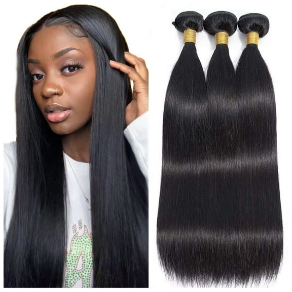 Cece Beauty Hair Straight Bundles Brazilian Virgin Straight Hair 12/12/12 inch 3 Bundles 100% Human Hair