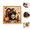 C#075, variant on Spooky Cute Halloween Ghost Pearl Art DIY Kit, 3D diamond art kits for adults beginner, Witch Cat Pumpkin Design, Fall Halloween Decor Wall Art, Seasonal Handmade Gifts F