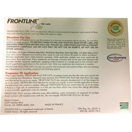 FRONTLINE Plus for Cats