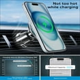 thumbnail image 6 of Car Phone Holder Charger with Magnetic Wireless Charging, 15W Max Quick & Efficient Charging, Super Strong Magnet 360° Rotation Dashboard & Vent Mount for Secure Driving and Easy Installation, 6 of 9