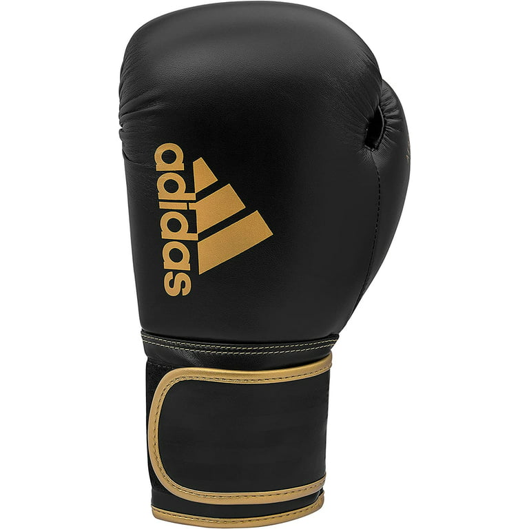 Gloves and Hybrid 16oz for set - pair Training Sparring Kids- Kickboxing Gloves, Boxing Women Men, Gloves Adidas for 80 - Black/Gold,