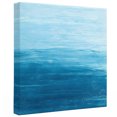 thumbnail image 2 of Ships Next Day Canvas Wall Art 12"x12",Sky Blue Ombre Wood Framed Canvas Print Painting,Modern Abstract Art Ocean Oil Painting Ready to Hang Small Picture Wall Decor for Kitchen Dining Room Office, 2 of 9