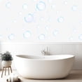 thumbnail image 6 of Topboutique Bubble Wall Decal 2 Sheets Bubbles Wall Stickers Ocean Theme Wall Decor Clear Bubble Wall Decal Sticker Blue White Bubble Ocean Background for Bathroom Party Decoration, 6 of 6