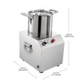 thumbnail image 6 of GorillaRock Food Chopper | 4 L | Electric Food Processor | Stainless Steel | 1400RPM Motor | Wide Application | 110V, 6 of 9
