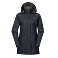 thumbnail image 3 of Little Donkey Andy Women's Waterproof Rain Jacket Outdoor Trench Raincoat with Hood Lightweight rain Shell for Hiking, Travel Black S, 3 of 7