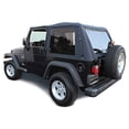 thumbnail image 2 of Sierra Offroad Soft Top Replacement for Jeep Wrangler TJ 1997-2006 Frameless, Sailcloth Vinyl, Black, 2 of 4