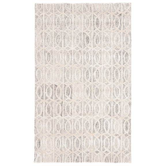 SAFAVIEH Ebony Abel Modern Area Rug, Natural/Ivory, 3' x 5'