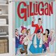 thumbnail image 5 of Las nuevas aventuras de Gilligan-theme 4-Piece Shower Curtain Set with Rugs, Waterproof Bathroom Decor Set Includes Bath Mat, U-Shaped Rug, Toilet Lid Cover and Curtain with Hooks, 5 of 6