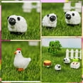 thumbnail image 7 of 1 Box 0.98 x 0.57 x 0.61In Miniature Sheep Figurines Mini Resin Sheep Figurines White Farm Animal Cake Toppers for Fairy Garden Tiny Landscape Birthday Party Cake Decoration Indoor Outdoor, 7 of 7