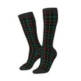 thumbnail image 2 of Balery Buffalo Plaid Dark Green Fun Novelty Socks Men'S Women'S Crew Socks Funny Crazy Novelty Socks Quirky And Cool Socks, 2 of 9