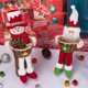 thumbnail image 3 of Cesta para guardar dulces navideños, cesta para dulces con forma de muñeco de nieve de Papá Noel, cuenco para dulces con decoración navideña, recipiente para azúcar navideño, 3 of 3