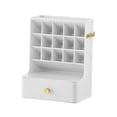 thumbnail image 2 of Organizador de maquillaje multiusos Plástico para accesorios para el cabello Blanco Jinwen Organizador de maquillaje, 2 of 7