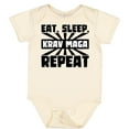 thumbnail image 3 of Inktastic Eat, Sleep, Krav Maga, Repeat Boys or Girls Baby Bodysuit, 3 of 5