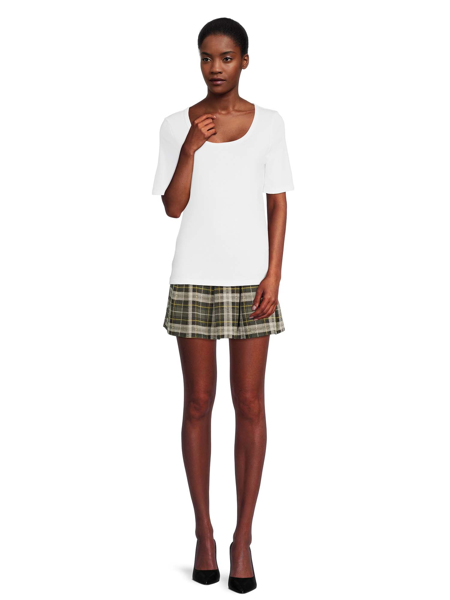 Self Esteem Juniors Box Pleated Skirt