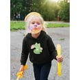 thumbnail image 2 of Cute Frog On Water Lily Hoodie Toddler -Image by Shutterstock,  5 Toddler, 2 of 4