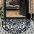 thumbnail image 3 of CQCYD Bohemian Doormat, 50x80cm Semi Circular Entryway Floor Mat Non Slip Crystal Velvet Front Door Mat Welcome Mat for Home Decor Indoor Outdoor Rug Bohemian Style Decor, 3 of 5