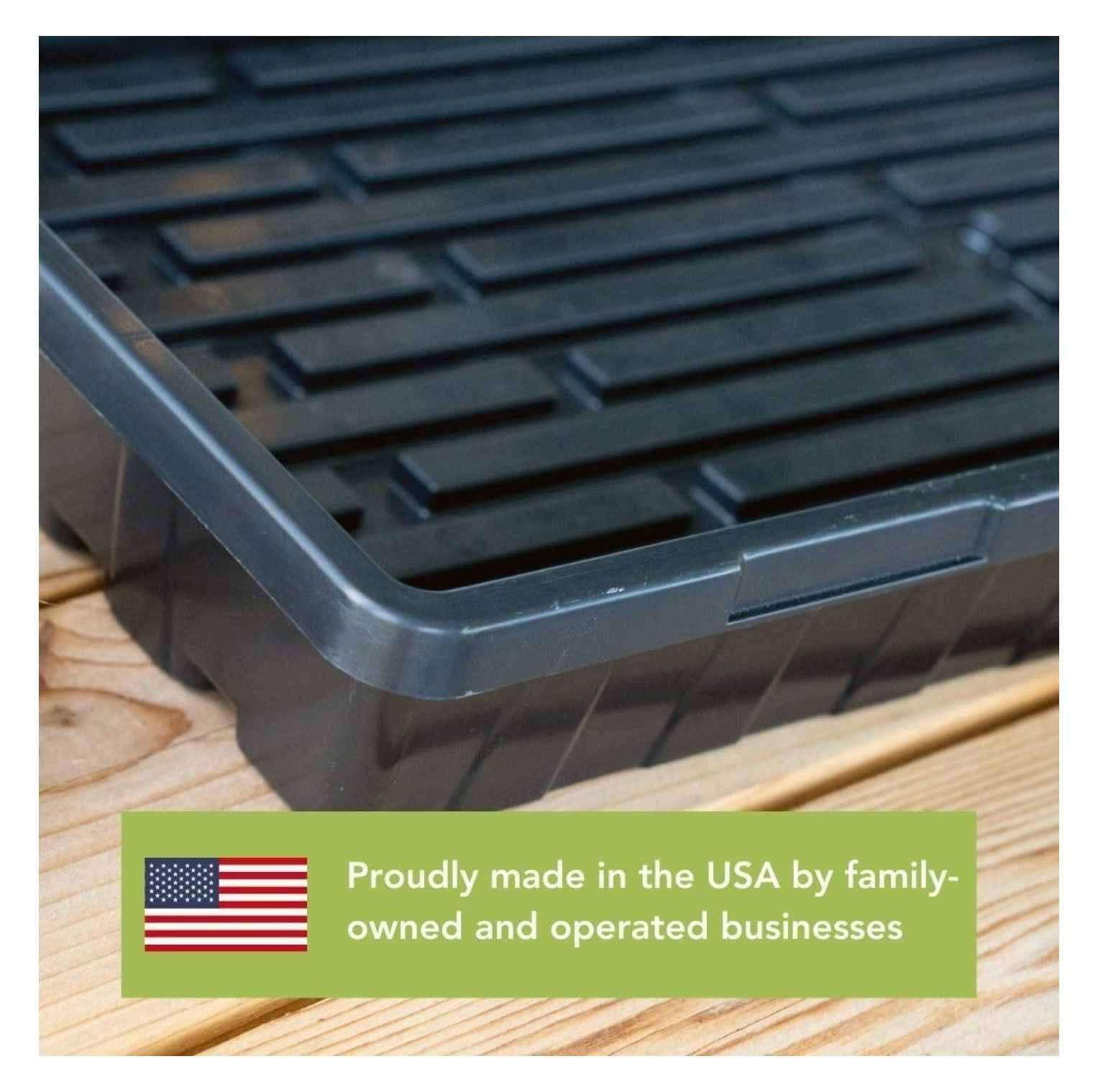 Reusable Seed Starting Trays - Extra Strength No Holes Trays, 5-Pack, for Propagation, Seed Starter, Plant Germination, Seedling Flat, Fodder