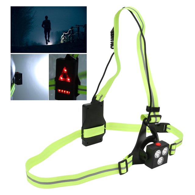 Lampe de Course de Nuit Robuste et Durable, Lampe de Jogging Écoénergétique Sûre et Fiable pour le Jogging en Plein Air, les Voyages et la Course de Nuit