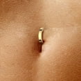 thumbnail image 2 of Titanium Belly Button Ring Hinged Hoop Clicker 14 Gauge - 10 or 12 MM, 2 of 7