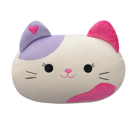 Squishmallows Official Stackable Plush 12 inch Pink And Purple Calico Cat - Child's Ultra Soft Stuffed Plush Toy