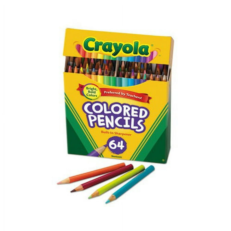 Crayola Colored Pencils, Vibrant Colors, Sharpened, Adult Coloring