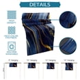 thumbnail image 7 of Table Runner Dresser Scarves 72 Inch Long, Natural Blue Marble Stone with Gold Lines Linen Dining Table Runners Wild Agate Granite Texture Tabletop Scarf for Wedding Holiday Party Kitchen, 7 of 7