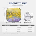 thumbnail image 2 of Kdxio Flowers And Butterflies Print 2-Piece Sun Shade Front Windshield - Foldable Car Front Window Sunshades for Most Sedans SUV Truck, 2 of 6