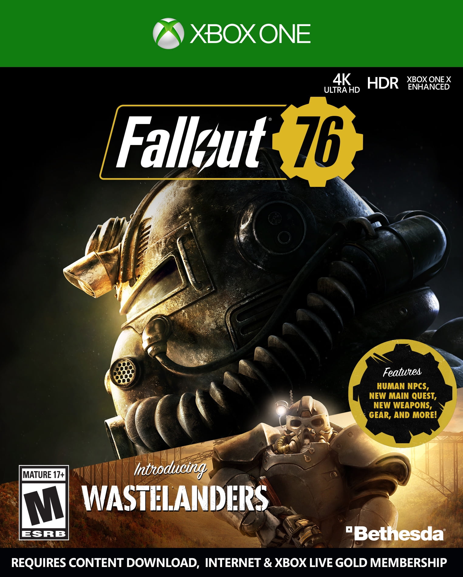 Fallout 76 Bethesda Softworks Xbox One Walmart Com Walmart Com