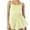 Yellow, variant on Kaemgyyd Women's Tennis Mini Dresses Built in Shorts Workout Golf Athletic Sleeveless One Piece Outfit Summer Active Romper Dress