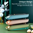 thumbnail image 3 of Panier de Rangement Boîte à Ufs Roulant Automatique Conteneur d'Ufs Roulant Multicolore Finition Soignée Gadget de Cuisine Grande Capacité Conteneur Empilable Bleu, 3 of 9
