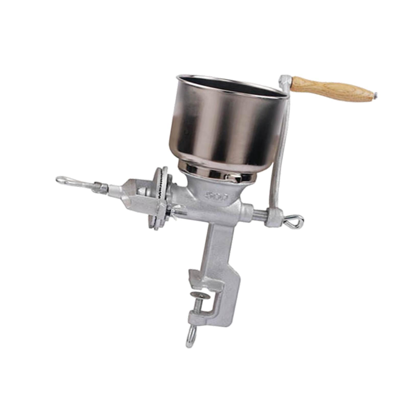 CUTICATE Dry Spice Crank Milling Machine Corn Mill Machine Countertop Clamp Hand Crank Grain Mill Commercial Use Coffee Beans Grinding
