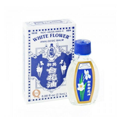 White Flower Medicated Oil 0 085 Fl Oz 2 5ml 3 Packs Walmart Com Walmart Com
