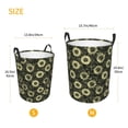 thumbnail image 5 of Xecao Sunflowers Print Laundry Hamper Basket,designed for Blanket Storage and Nursery Clothes in the Bedroom, 5 of 8