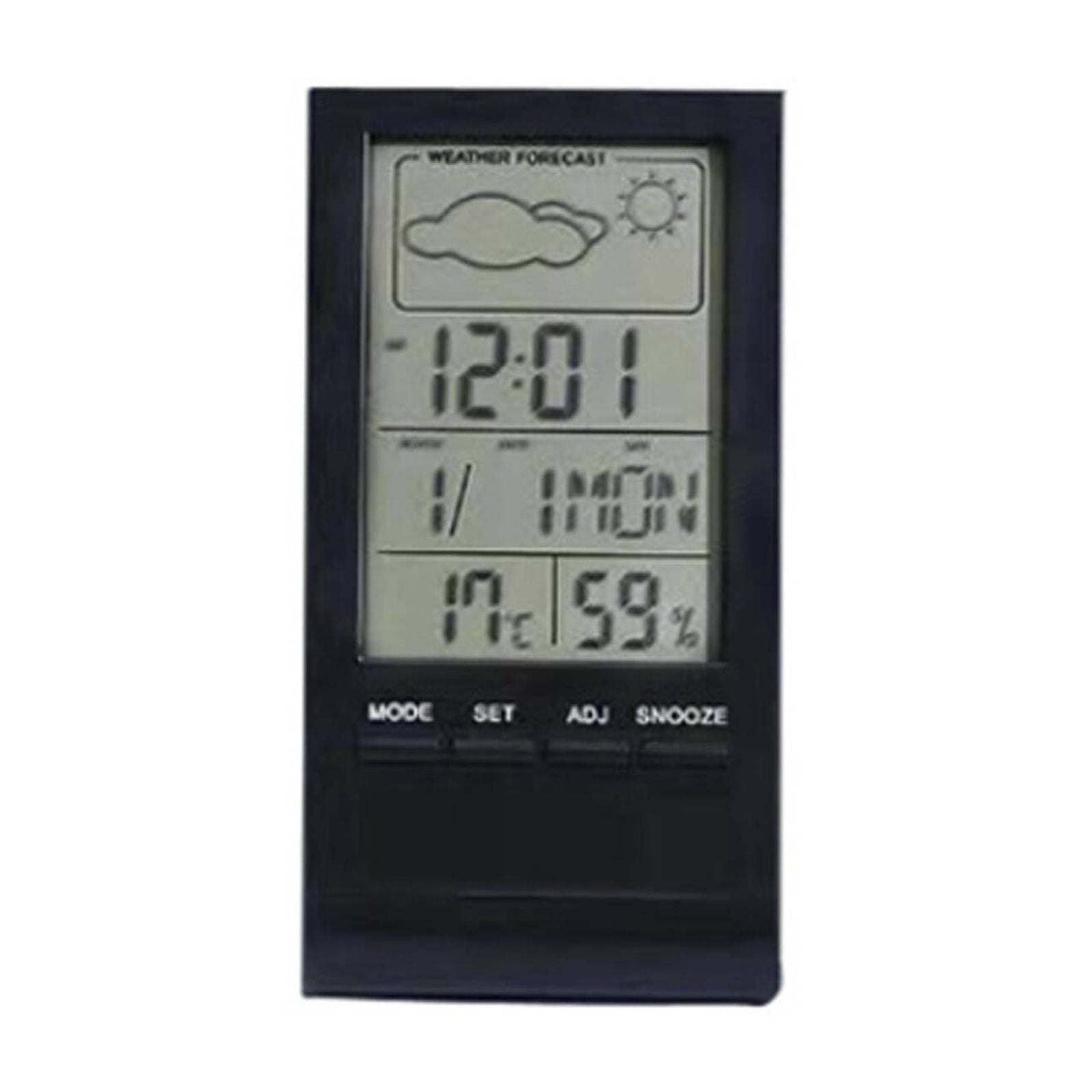 DESIGNICE 2026 New Weather Station Multi Function Hygrometer and Room Thermometer Indoor Large Lcd Display with Weather Forecast and Max/Min Temperature Records for Home Office Classroom Kitchen