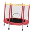thumbnail image 1 of Cama elástica compacta y silenciosa para niños para hacer ejercicio en el patio de juegos rojo, 1 of 8
