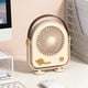 thumbnail image 4 of Upgraded Desktop Fan Portable Handheld Carry Fan Rechargeable Coolings Fan For Home Office Outdoor Gift, 4 of 7