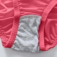 thumbnail image 5 of Bloomae Womens Satin Panties Cute Cheeky Underwear for Women String Bikini Briefs Thongs with Side Bowknot Decor, 5 of 9