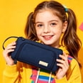 thumbnail image 4 of Under $1 Pencil Case, Large Capacity Multi-Compartment with Handle, Waterproof Cloth Pen Pouch, Portable Stationery Organizer for College Office by PALIFEUR, 4 of 6