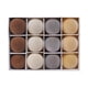 thumbnail image 2 of Set de 12 adornos navideños cubiertos de terciopelo | Bolas decorativas de plástico a prueba de fracturas de 6 cm | Decoraciones multicolores para árboles navideños | Decoración ligera y elegante, 2 of 6