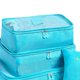 thumbnail image 2 of 6 unids/set bolsa de almacenamiento de equipaje bolsa de embalaje de viaje para ropa interior de zapatos (azul claro), 2 of 7