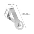 thumbnail image 2 of WEUVEB 4Ud Clips Para Mantel Fáciles De Usar Y Resistentes Acero Inoxidable Para Uso Exterior, 2 of 6