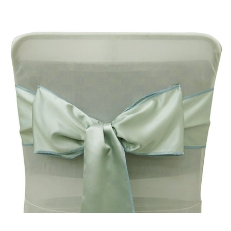 

Darling Souvenir Pack Of 50 Satin Chair Sashes Bow Sash For Wedding & Events Supplies Party Decoration Chair Cover Sash - Colors Available