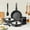 Black, variant on JIOABL 12-Piece Nonstick Pots and Pans Set, With Removable Handle, Induction Cookware, Beige