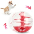thumbnail image 4 of Juguete de bola dispensadora de golosinas para gatos, bola interactiva de rompecabezas de alimentación lenta para mascotas, boca de fuga ajustable, bola de alimentación lenta para mascotas, juguete i, 4 of 5