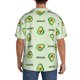 thumbnail image 3 of Fotbe Green Avocado Camisa Estampada de Manga Corta para Hombre, Casual de Verano, Estilo Playero, Sin Arrugas-XX-Large, 3 of 5